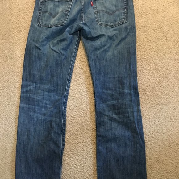 Levi’s Men’s 513 Slim Straight Flex 31x30 Jeans - Picture 5 of 7